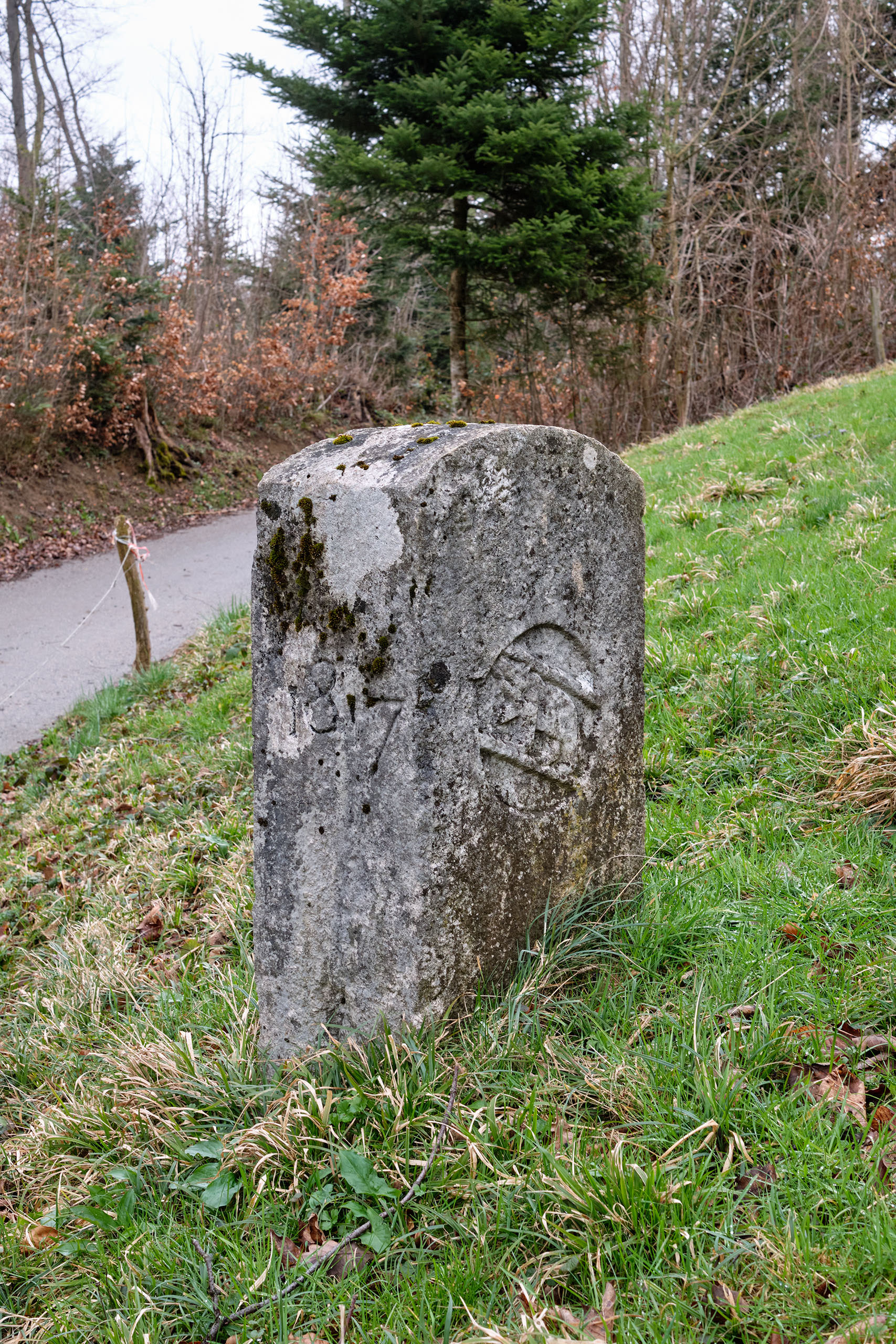 Grenzstein Bern-Frankreich von 1817